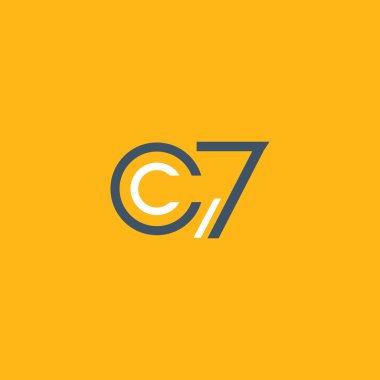 logo C7 logosu yuvarlak 