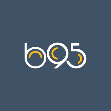 logo B95 logo yuvarlak 