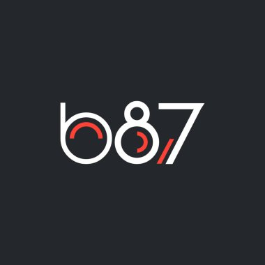 logo B87 logo yuvarlak 