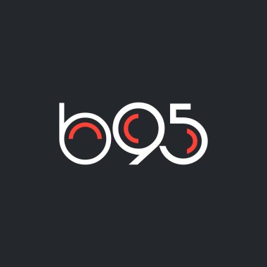 logo B95 logo yuvarlak 