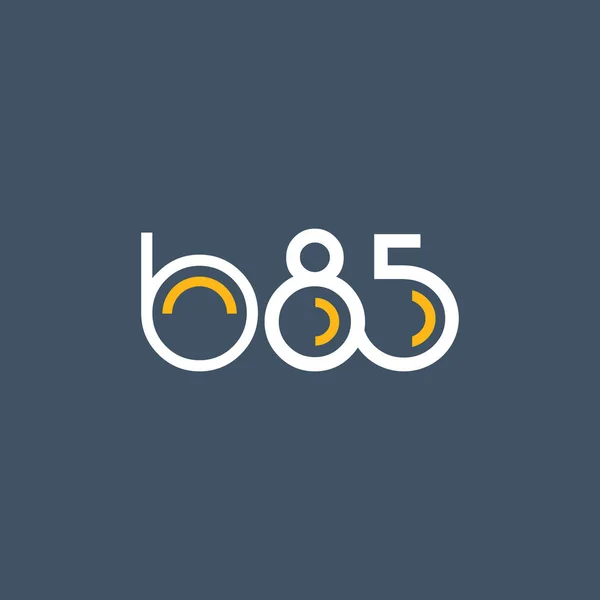 Logo redondo B85 logo — Archivo Imágenes Vectoriales