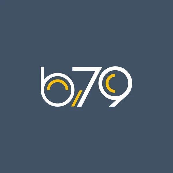 Στρογγυλό λογότυπο λογότυπο B79 — Διανυσματικό Αρχείο