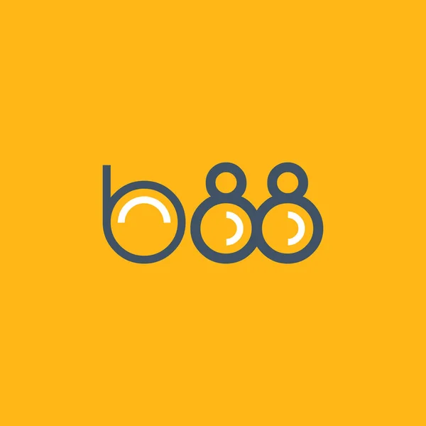 Ronde logo B88 logo — Stockvector