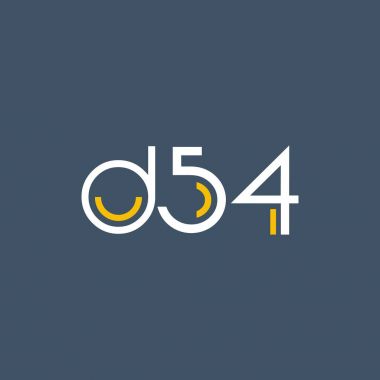 logo D54 logo yuvarlak 