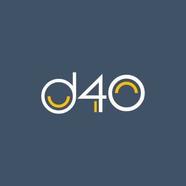 logo D40 logosu yuvarlak 