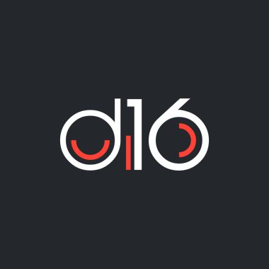 logo D16 logosu yuvarlak 