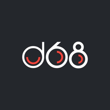 logo D68 logo yuvarlak 