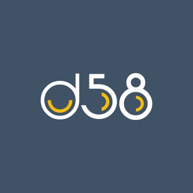 logo D58 logosu yuvarlak 