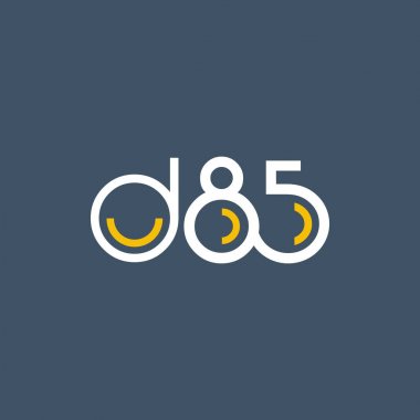 logo D85 logo yuvarlak 