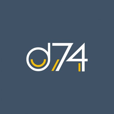 logo D74 logo yuvarlak 