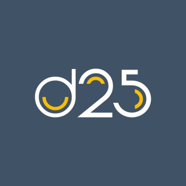 logo D25 logosu yuvarlak 