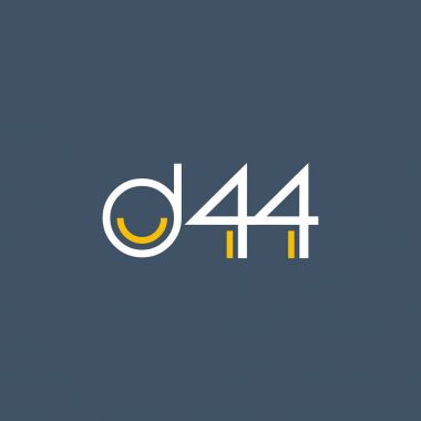 logo D44 logosu yuvarlak 