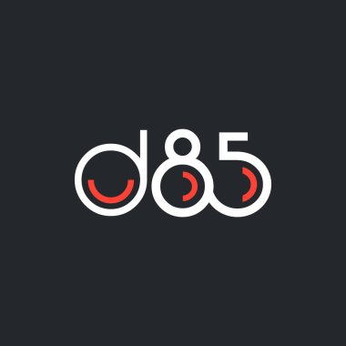 logo D85 logo yuvarlak 