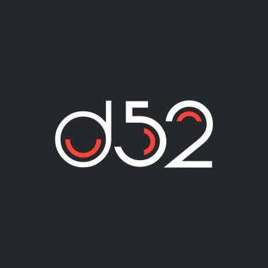 logo D52 logosu yuvarlak 