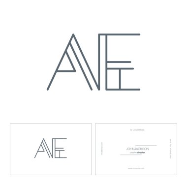 satır ortak harf logo Ae