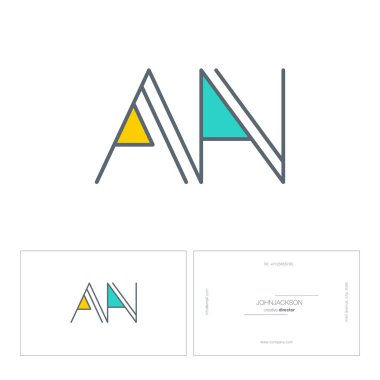 ortak harf logo satır bir