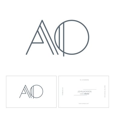 satır ortak harf logo Ao