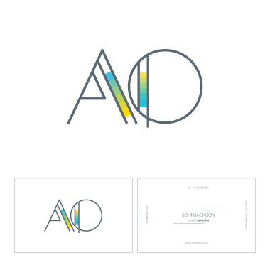 satır ortak harf logo Ao