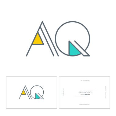 satır ortak harf logo Aq