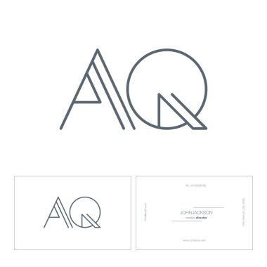 satır ortak harf logo Aq