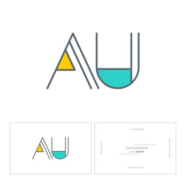 satır ortak harf logo Au