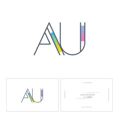 satır ortak harf logo Au