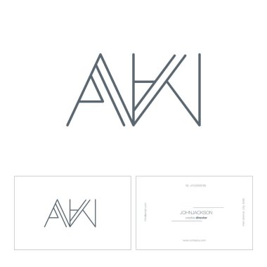 satır ortak harf logo Aw