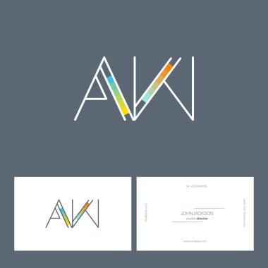 satır ortak harf logo Aw