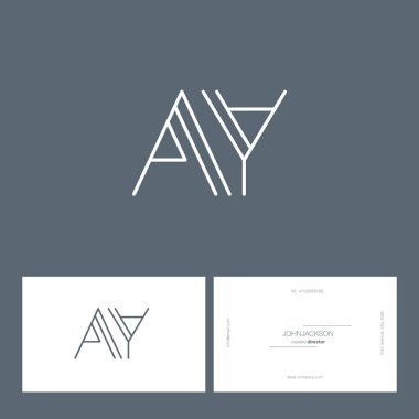 ortak harf logo Ay satır