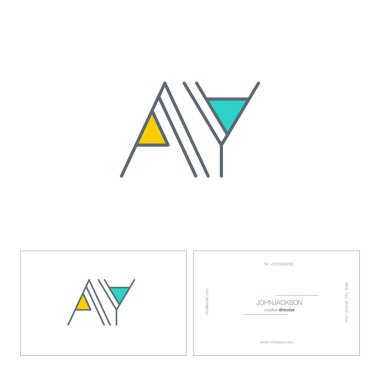 ortak harf logo Ay satır