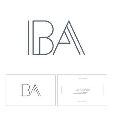 satır ortak harf logo Ba