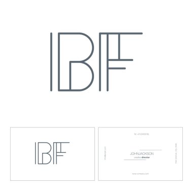 satır ortak harf logo Bf