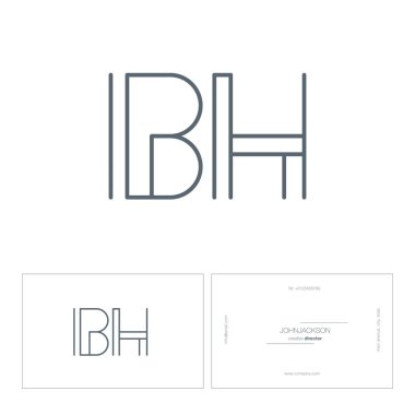 satır ortak harf logo Bh