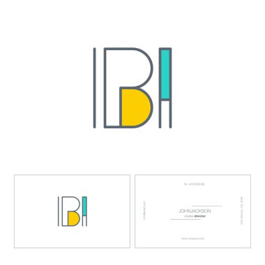 satır ortak harf logo BI