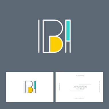 satır ortak harf logo BI