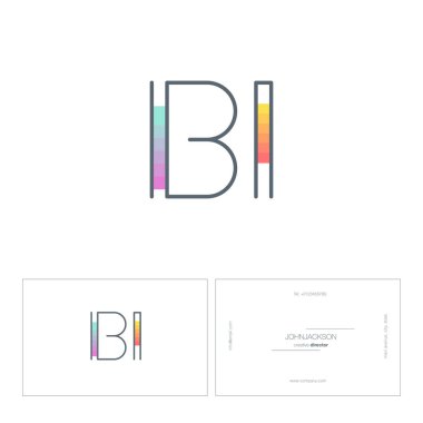 satır ortak harf logo BI