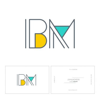 satır ortak harf logo Bm