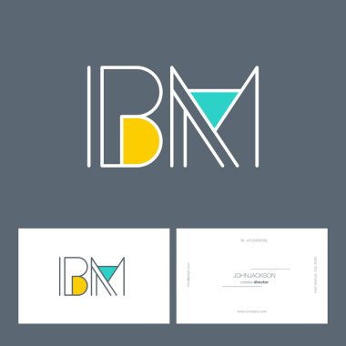 satır ortak harf logo Bm