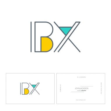 satır ortak harf logo Bx