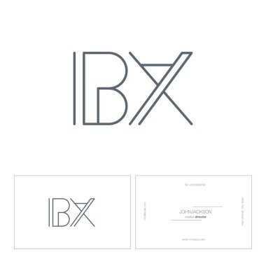 satır ortak harf logo Bx