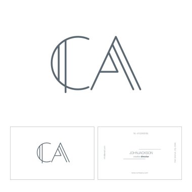 satır ortak harf logo Ca