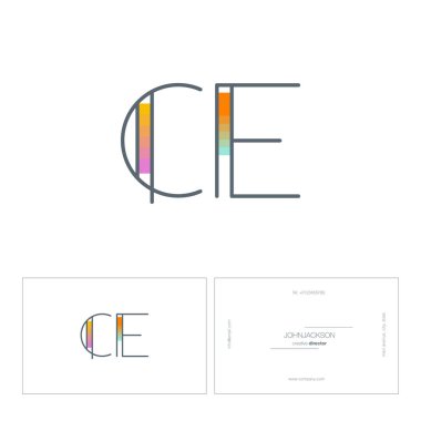 satır ortak harf logo Ce