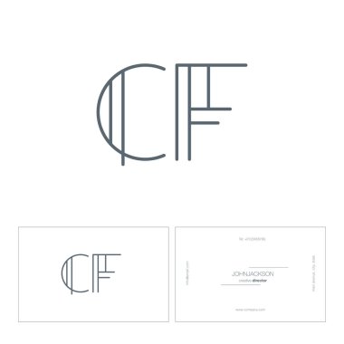 satır ortak harf logo Cf