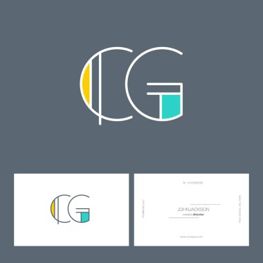 satır ortak harf logo Cg