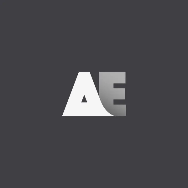 字母 A 与 E 公司徽标 — 图库矢量图片