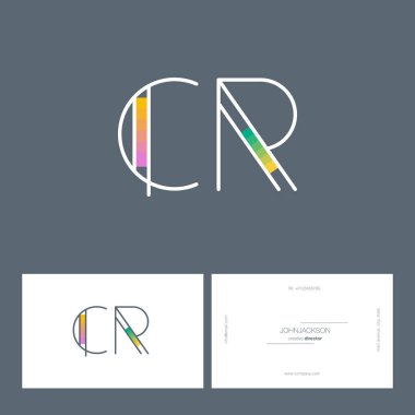 çizgi harf logo Cr