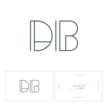 satır ortak harf logo Db