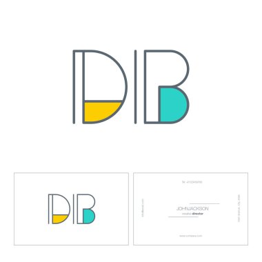 satır ortak harf logo Db