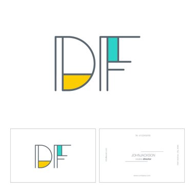 satır ortak harf logo Df