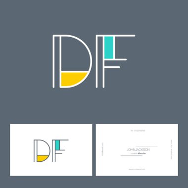 satır ortak harf logo Df